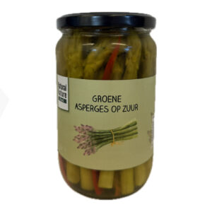 Groene asperges zoetzuur