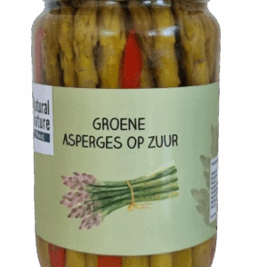 Groene asperges zoetzuur